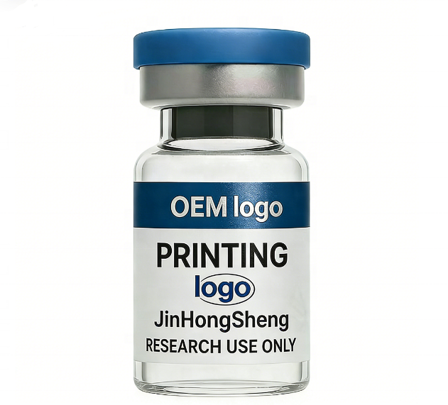 Biodegradable Peptide PET 3ml 5ml 10ml Labels Peptide Stickers Personalized Vial Flat Packaging Spot UV Hologram Vinyl