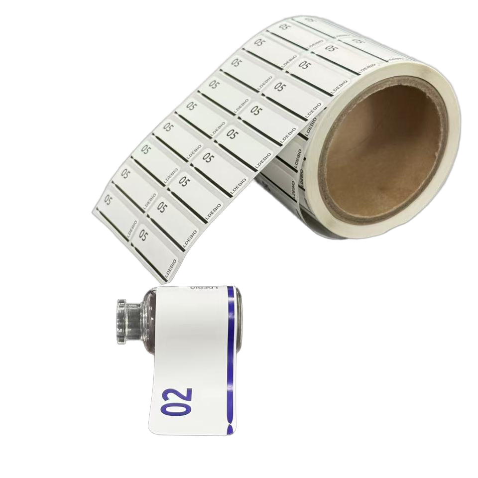 Custom Holographic Pharmaceutical Label Stickers for Pills-BOPP Material Self-Adhesive Vinyl Roll with Liquid Printing