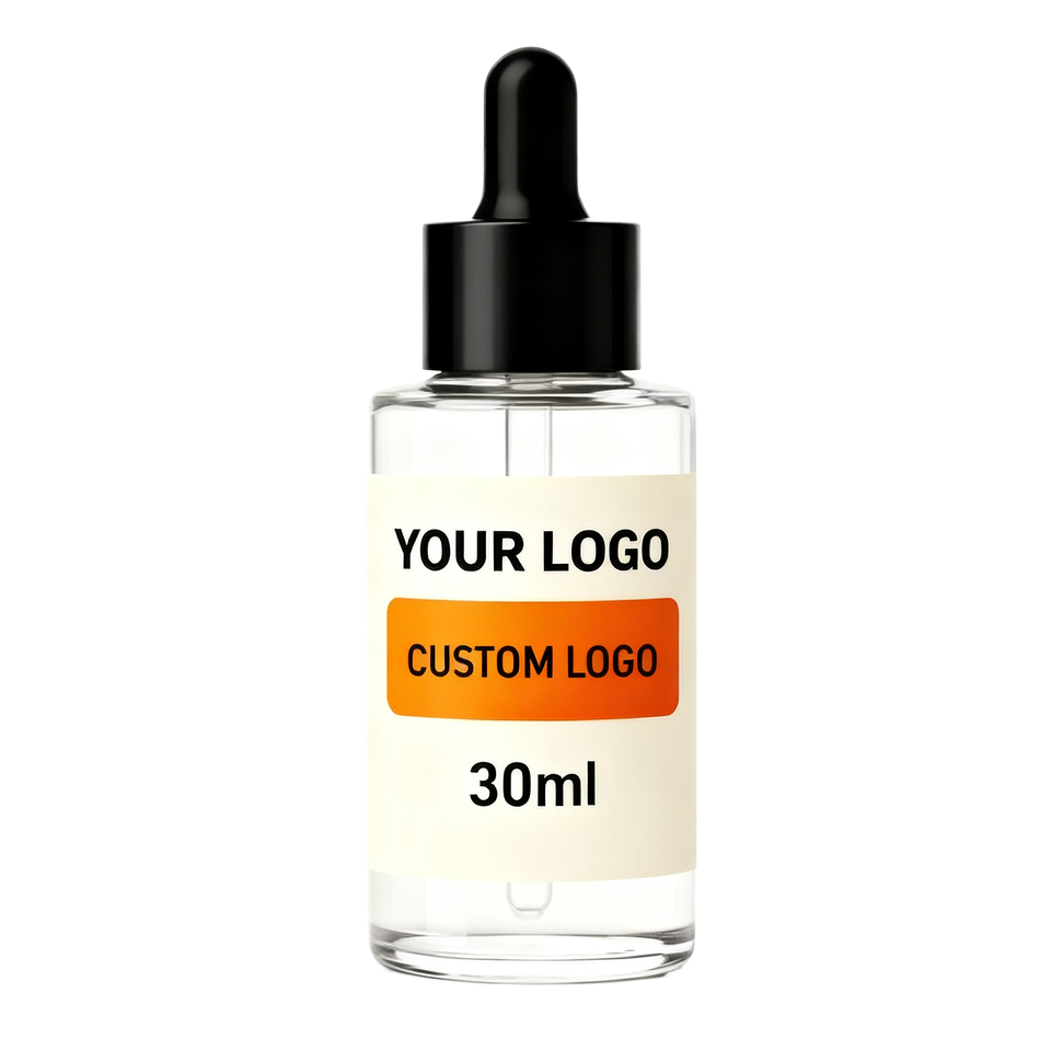 Personalized Pharmacy Vial Flat Packaging Spot UV Holographic Vinyl BOPP Peptide Labels Liquid Medicine Stickers
