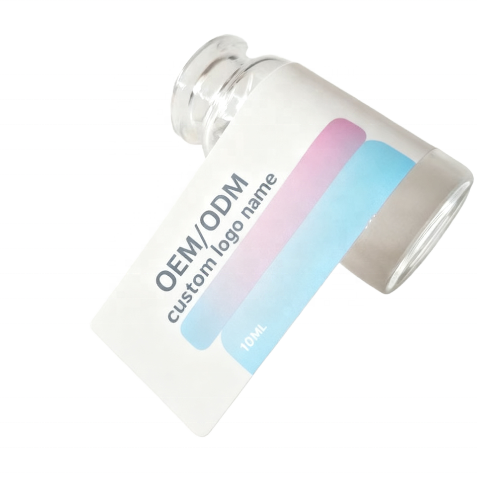 Spot UV 1ml 3ml 5ml 10ml Holographic OilProof Packaging Label Custom Vial Labels Vinyl Stickers Pegatinas Etiqueta Adhesiva