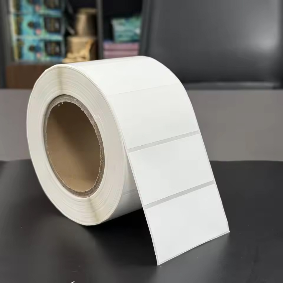 Customizable Direct Adhesive Barcode Sticker 2"x1" Heat Sensitive Packaging Label Labels on Paper Roll