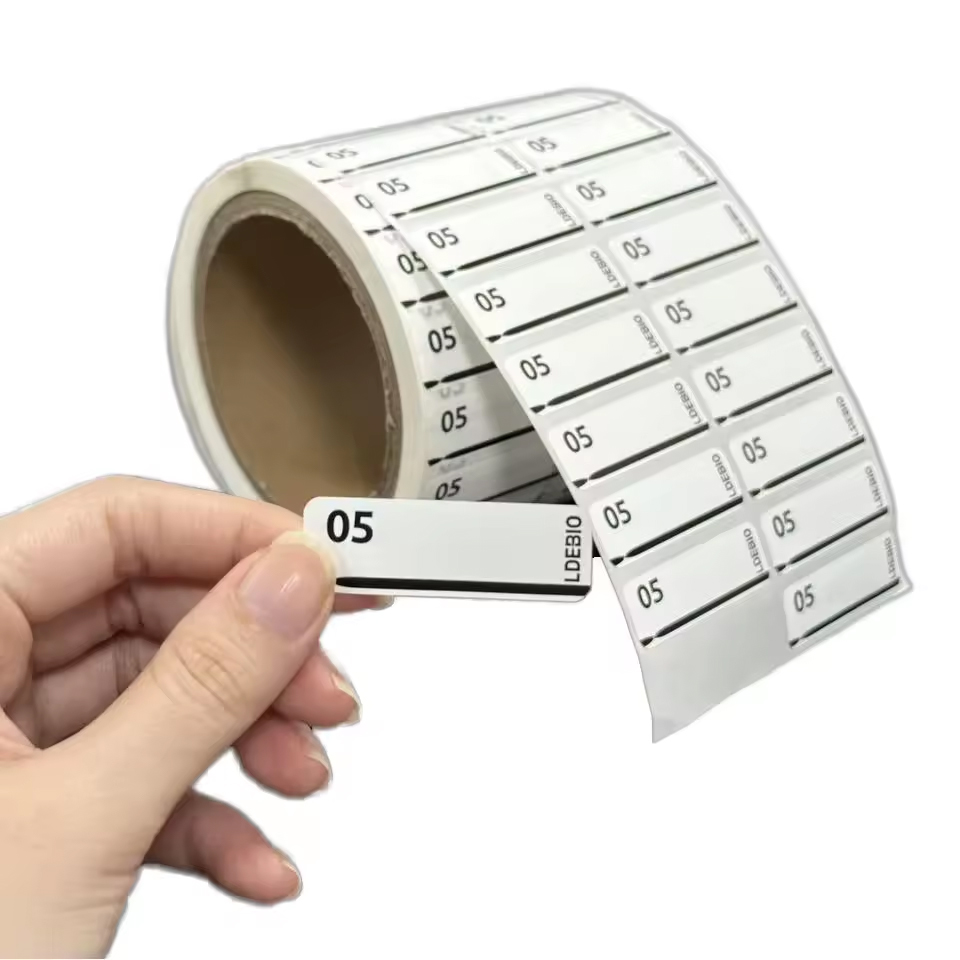 Customized OEM Writable Sticker Double Sided Printing Custom Car Service Sticker Waterproof Label Sticker Print Label