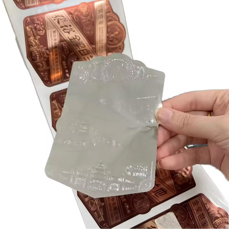 Custom Beverage Sticker Label PrintingAlcoholic Drink Bottles Adhesive Drinking Bottle Sticker Printing Water Bottle Labels