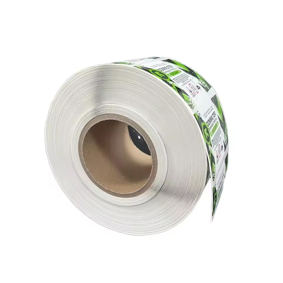 Dry Pasting Coated Film Embossed Oil Proof Spot UV Adhesive Labels logo Custom Roll Label Logo Vinyl Sticker