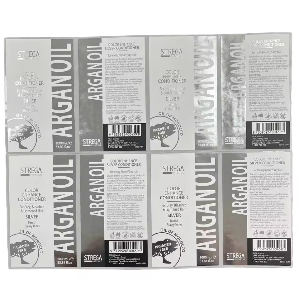Oilproof Waterproof Holographic BOPP Foil Stamping Embossed Raised Printed Spot UV Adhesive Labels Custom Roll Label Sticker