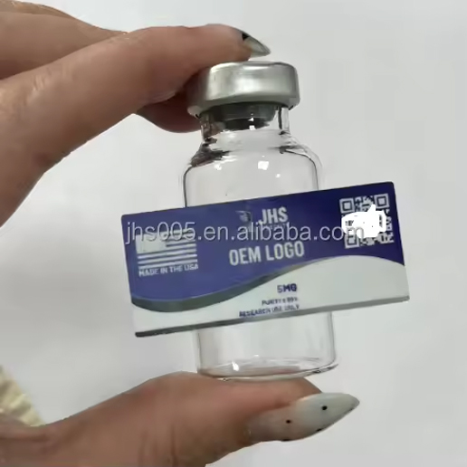 Rainbow Laser Film Peptide Labels Vinyl Stickers Spot UV 2ml 3ml 5ml Vial Holographicfitness Muscle Vial Glass Bottle