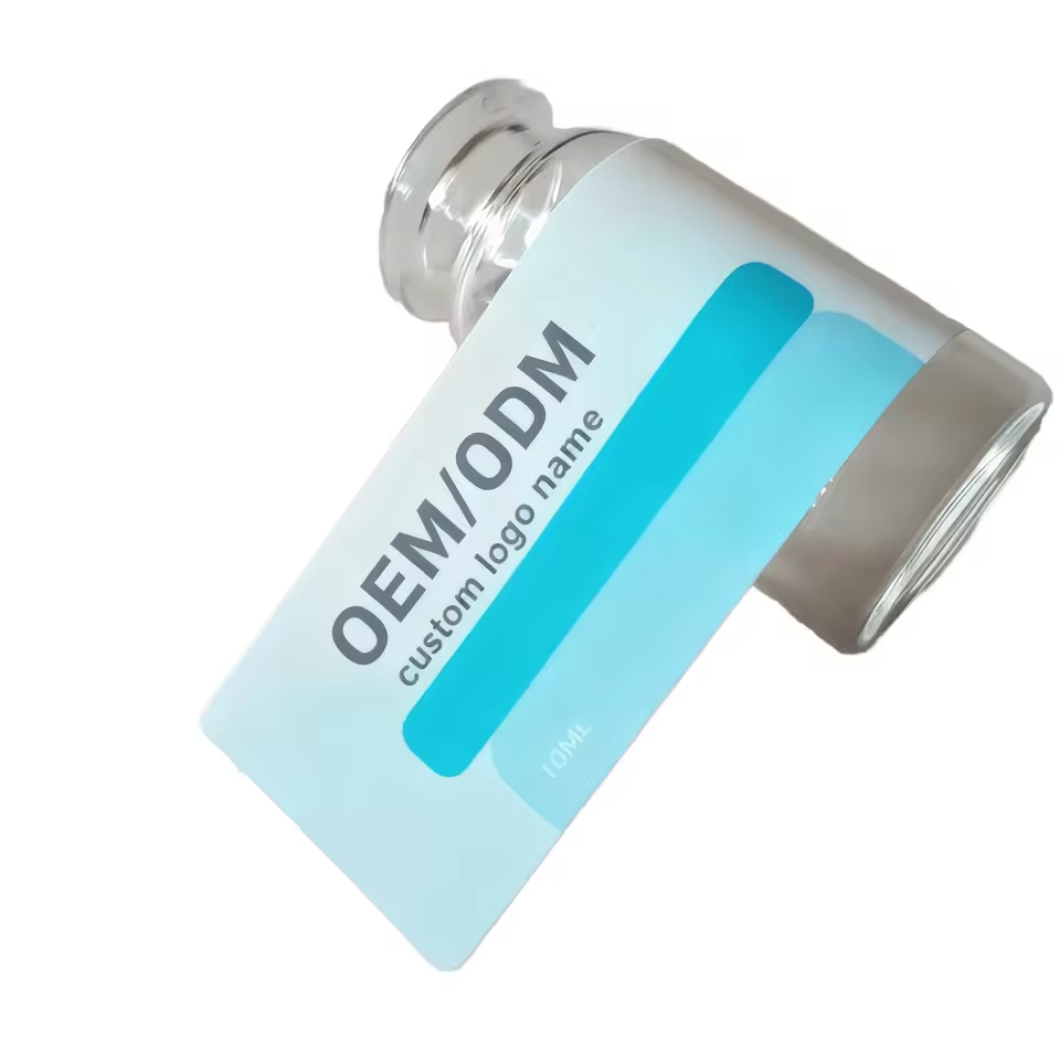 Pegatinas Etiqueta Adhesiva Sticker 3ml 5ml 7ml 10ml Liquid Custom Printing Vial Label PET BOPP PVC PE Logo Vinyl Stickers