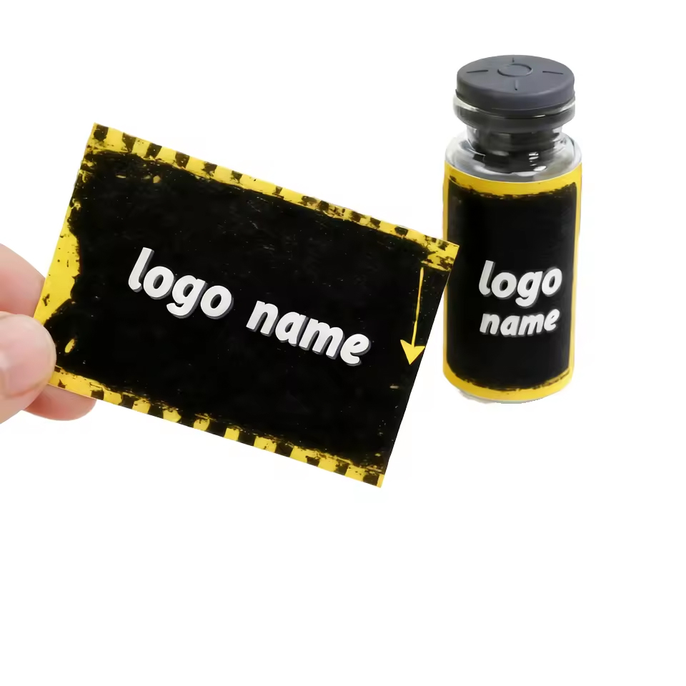 Pegatinas Etiqueta Adhesiva Sticker 3ml 5ml 7ml 10ml Liquid Custom Printing Vial Label PET BOPP PVC PE Logo Vinyl Stickers