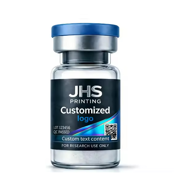 Sticker Supplement Bottle Pharmaceutical Label PET BOPP PVC PE Self-Adhesive Logo Vinyl Vitamin Pill Packaging LabelsStickers