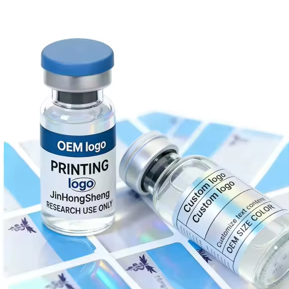 Round Spot UV 2ml 3ml 5ml 10ml Holographic Packaging Custom Glass Vial Labels Vinyl Stickers Pegatinas Etiqueta Adhesiva