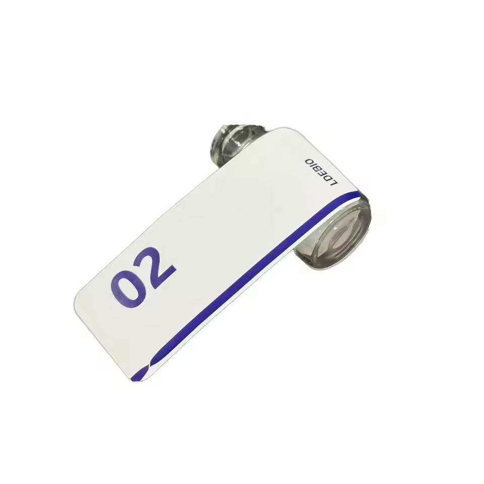 3ml 5ml 10ml Biodegradable BOPP Roll Glossy Labels Stickers Personalized Vial Flat Packaging Spot UV Holographic Vinyl