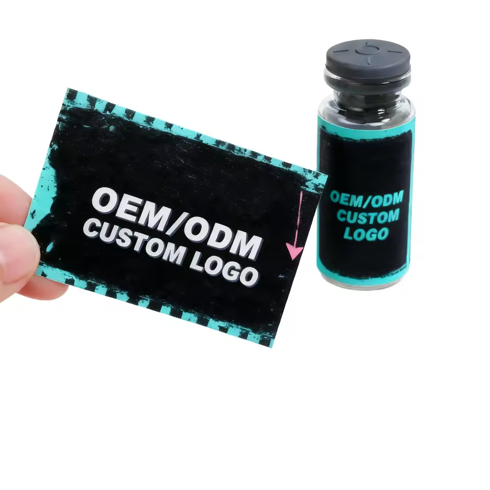 Biodegradable Peptide Personalized Medicine Pharmacy Vial Flat Packaging Labels UV Spot Holographic Vinyl Stickers