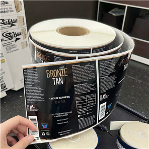 Custom Cosmetics Product Logo Bottle Holograms Etiqueta AdhesivaLabels Vinyl Sticker Adhesive Print Waterproof Packaging Labels