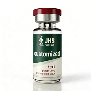 Medical Grade Peptide PET 3ml 5ml 10ml Labels Peptide Stickers Personalized Vial Flat Packaging Spot UV Hologram Vinyl