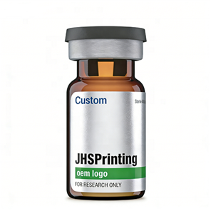 Peptide Spot UV 3ml 5ml 10ml Custom Holographic OilProof Label Sticker Vial Labels Vinyl Stickers Research Bio Labels