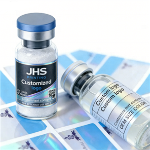 Spot UV Custom Roll Peptide Temperature Label Vial 3ml 5ml 7ml 10 ml Labels Vinyl Stickers Pegatinas Etiqueta Adhesiva