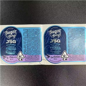 Custom Brand High Glossy Roll Flat Snus Label Snus Stickers Vial Labels for test Cypionate Sticky Sticker Spot UV Vinyl Sticker