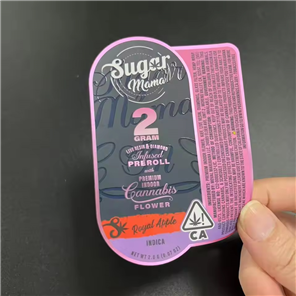 Custom Glossy Surface Finish Waterproof Adhesive Roll Vinyl Sticker Snus Label Snus Stickers Vial Labels for test Cypionate