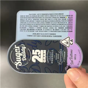 logo Brand Glossy Coated Film PET BOPP PVC PE Waterproof Snus Label Snus Stickers Vial Labels for test Cypionate Vinyl Sticker