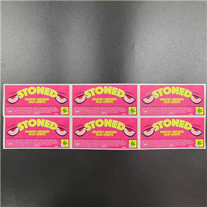 Raised Holographicsnus Label Snus Stickers Vial Labels for test Cypionate Self-adhesive Vinyl Sticker Label Roll Bottles