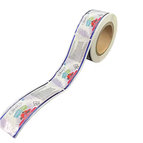 Glossy Holographic Waterproof Color Printed Adhesive Vinyl Stickers for Liquid Packaging with Custom Shapes