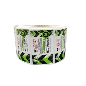 Coated Film Embossed Oil Proof Spot UV Adhesive Labels Factory logo Label Custom Roll Label Logo Vinyl Sticker