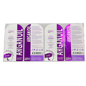 Oilproof Waterproof Holographic BOPP Foil Stamping Embossed Raised Printed Spot UV Adhesive Labels Custom Roll Label Sticker