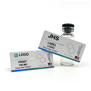 Custom Sticke rDurable Laboratory Vial 3ml 5 ml 7ml 10 ml Labels Peptide Vinyl Stickers for Vial Glass Bottle Bio Labels