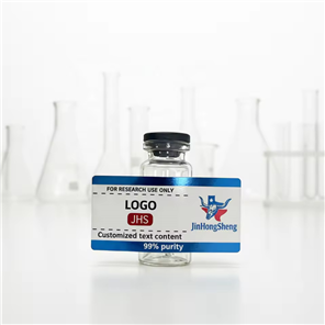 Custom logo Print Peptide Waterproof Stickers Spot UV Laser Holographic BOPP 3ml 5ml 7ml 10ml Vial Labels for Packaging