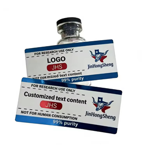 Peptide NAD+ GLP1 Custom 3ml 5ml10ml Bottle Adhesive Vial Labels Personalized Vial Vinyl Stickers Holographic