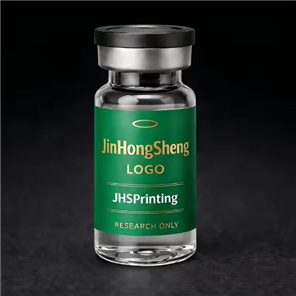 Custom logo Printing Peptide Waterproof Stickers Vial Spot UV Spot UV 3ml 5ml 7ml 10ml Vial Labels for Packaging