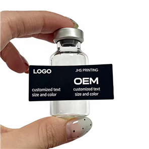 Custom Personalized Premium Brand Peptide Adhesiva Waterproof Liquid Vial Label 3ml 5ml 10ml Self-Adhesive Logo Vinyl Stickers