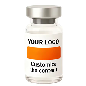 Custom Premium Pharma-Grade Holographic Adhesive Label Printing Nutrition Products Adhesive Logo Vinyl Stickers for Syrup Bottle