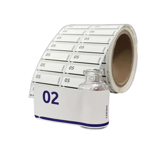 Easy to Tear Premium Pharma-Grade Holographic Adhesive Label Printing Nutrition Products Logo BOPP Stickers Syrup Bottle