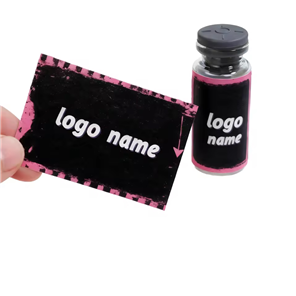 Custom Curved Premium Pharma-Grade Self-Adhesive Logo BOPP Oil Proof Waterproof Holographic Vinyl Stickers for Medicine